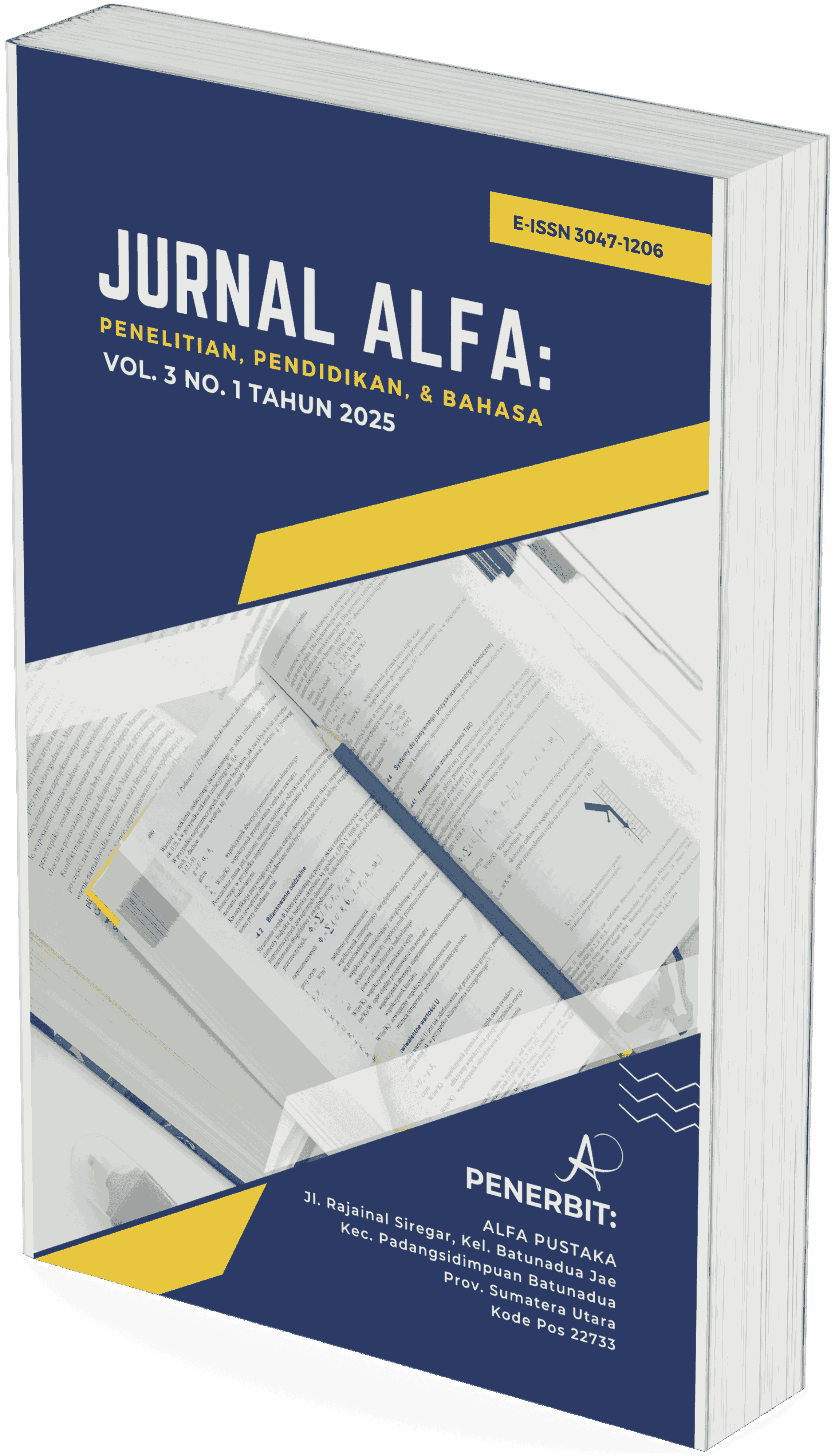 					View Vol. 3 No. 1 (2025): January-June l Jurnal Alfa: Penelitian Pendidikan dan Bahasa
				